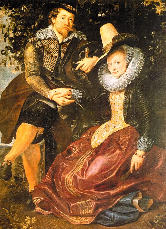 Rubens with His First Wife, Isabella Brandt, in the Honeysuckle Bower